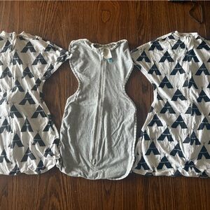 Baby 2x ZippA-Dee Sleep Sacks-Boho Tee Pee 4-8mths & Target brand sleep sack.